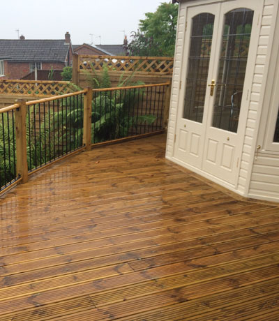 Timber Wooden Decking Stoke