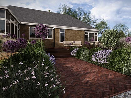 3D Garden Design Nantwich in Cheshire