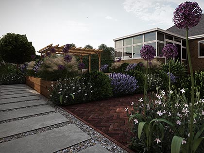 3D Garden Design Nantwich in Cheshire