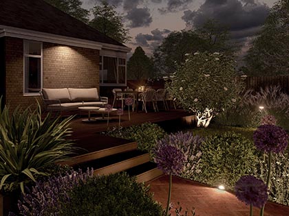 3D Garden Design Nantwich in Cheshire
