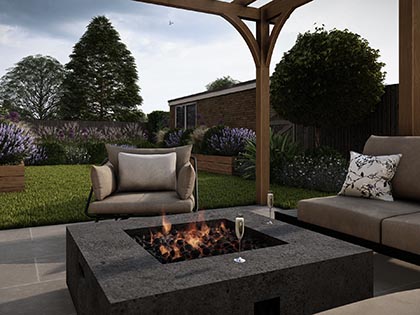 3D Garden Design Nantwich in Cheshire