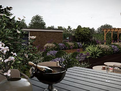 3D Garden Design Nantwich in Cheshire